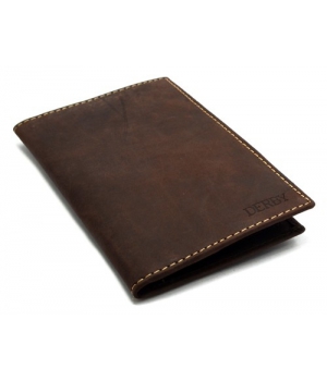 Обложка для документов, кожа Hunter Leather, DERBY коричневая